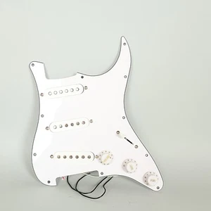 Unbranded White Prewired Pickguard for Electric Guitar *NEW* - Picture 1 of 3