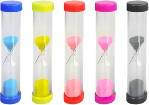5 Farben Sanduhr Klein Sanduhren Set 10 Sekunden 30 Sekunden 1 Minute 2 Minuten - Bild 1 von 12