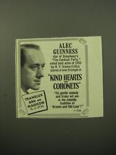 1950 Kind Hearts and Coronets Play Advertisement - Alec Guinness