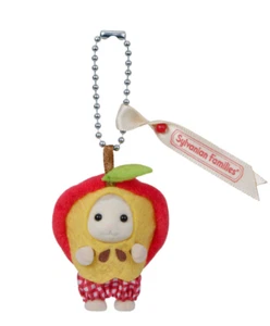Sylvanian Families Calico Critters Sheep Baby Keychain Apple - Picture 1 of 1