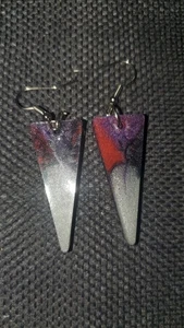 harz schmuck handarbeit ohrringe - Bild 1 von 2