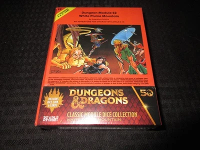 Dungeons & Dragons White Plume Mountain Módulo Clásico Conjunto de Colección de Dados Foto 1 de 2