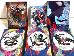 Spider-Man Into the Spider-Verse Premium Edition 4K ULTRA HD+3D+2D Blu-ray Used - Imagen 1 de 3