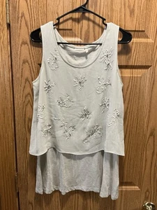 Logo Lavish Lori Goldstein ärmelloses Top Medium gebraucht, in einwandfreiem Zustand - Bild 1 von 12