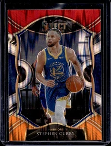2020-21 Panini Select #57 Stephen Curry Red White Orange Flash - Picture 1 of 2