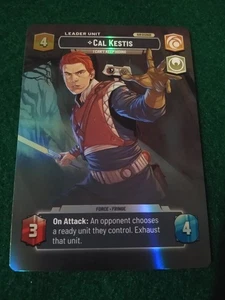 STAR WARS UNLIMITED LEGENDS OF THE FORCE SHOWCASE #1019 CAL KESTIS - Picture 1 of 2