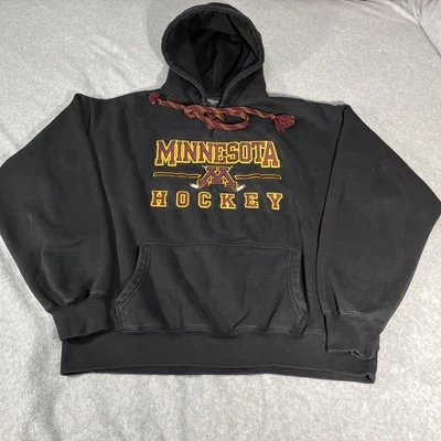 Sudadera con capucha Minnesota Golden Gophers para hombre talla XL negra sudadera de hockey  Foto 1 de 4