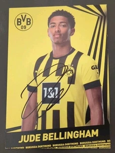 Jude Bellingham original signierte Autogrammkarte,BVB Borussia Dortmund,DFB, - Bild 1 von 2