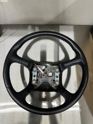 1999-02 Chevrolet Chevy GM Truck Silverado Suburban Leather Steering Wheel - Image 1 of 4