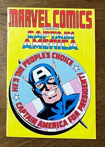 Marvel Comics Presents Captain America Mini Comic Book 1987 Copper Age vf/nm - Picture 1 of 3