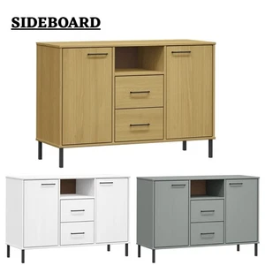 Sideboard Storage Cabinet Display Cupboard Highboard Engineered Wood Vidaxl - Picture 1 of 22