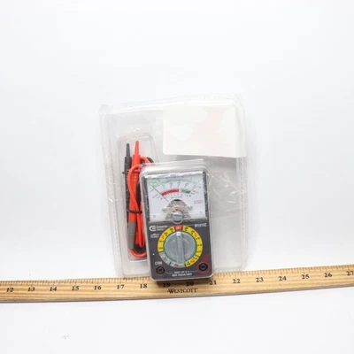 Multímetro analógico eléctrico comercial mide voltaje AC/DC M1015C Foto 1 de 4