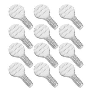 12 Stück Edelstahl Rändelschrauben - Drehspieß Gabel Luft Friteuse Drehschläger - Bild 1 von 12