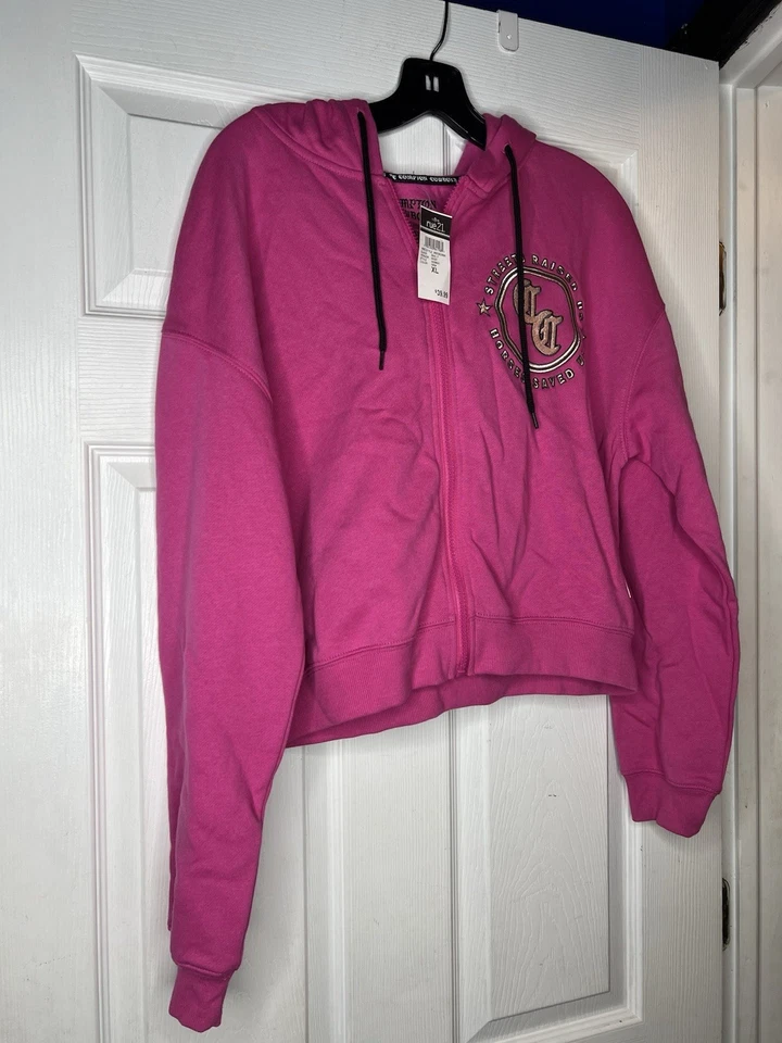 Rue21 Compton Cowboys Crop Top Sudadera con Capucha XL Ropa Híbrida Rosa Caliente Nuevo Con Etiquetas Foto 1 de 4