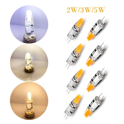 2w 3w 5w G4 Led GlüHbirne Mini Licht Flimmerfrei Naturweiß 12v Cob Silikon Lampe - Bild 1 von 4