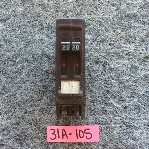 WADSWORTH B2020 A2020 TWIN BREAKER 1-POLE 20A & 1- POLE 20A WA2020 - Picture 1 of 11