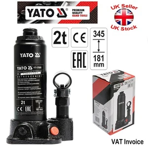 Yato Hydraulic Lifting Bottle Jack 2T Hydraulic Car Lifting Jack 2000KG YT-17000 - Picture 1 of 3