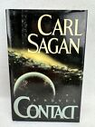 Contact A Carl Sagan Novel 1985 HCDJ Hardcover Dust Jacket Book