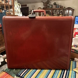 Vintage Samsonite Brown Hardside Luggage Shwayder Brothers No Key 21” x 17” x 8” - Picture 1 of 20