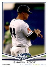 2017 Hillsboro Hops Grandstand #28 Shawn Roof Manager Baseball Card