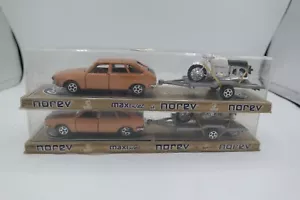 2 Vintage MAXI JET of NOREV 512 Bol D'or Motorcycle Renault 30 Trailer Blister - Picture 1 of 21