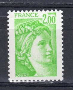FRANCIA 1977-1978 Y&T 1974 SABINE DE GANDON 2,00 - Imagen 1 de 1