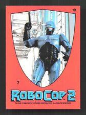 1990 Topps Robocop 2 Puzzle Stickers #7 NM+ 2426
