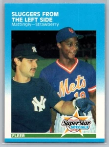 1987 Fleer Sluggers from the Left Side Straweberry & Mattingly #638 - Bild 1 von 2