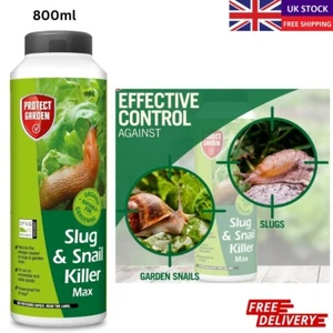 PROTECT GARDEN Slug & Snail Killer Max, Powerful Slug Killer Pellets 800g - Picture 1 of 11