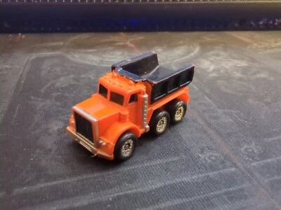 Galoob микро машины винтажный строительный самосвал оранжевый - Изображение 1 из 4