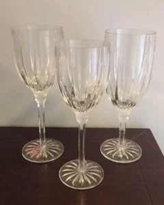 Gorham "Sundance" crystal goblets / glasses: wine, water, iced tea sizes - Picture 1 of 3