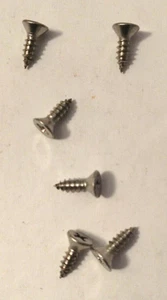 #8 x 1/2" Flat Head Phillips Sheet Metal Screws - Stainless Steel - Qty: 150 - Imagen 1 de 2