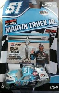 RACED VERSION 2021 Martin Truex, Jr. NASCAR AUTHENTICS #51 Wave 12 Bristol 1/64 - Picture 1 of 1