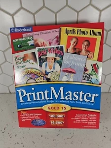 Print Master Gold 15 ~Windows XP - Picture 1 of 8