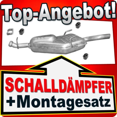 Silencieux d'échappement pour échappement SAAB 900 9-3 93 2.0 Turbo 16V 1994-... - Photo 1/2