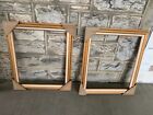 Two New Gold Solid Wood Picture Frame 25X28.5X1" For 20X24 Picture Photo