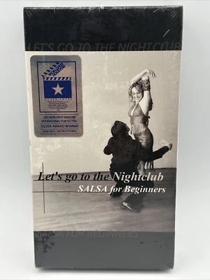 Let's Go to the Nightclub Salsa for Beginners 2002 Sealed VHS RARE OOP Dance - Image 1 of 4