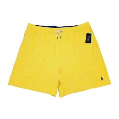 Polo Ralph Lauren Hombre’s 2XLT Grande y Alto Azul Amarillo Bañador Forrado Pantalones Cortos Nuevos con Etiquetas Foto 1 de 4
