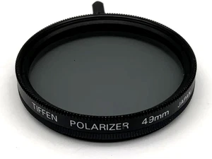 Tiffen Polfilter Polarizer Filter 49mm Kreisförmig Filtergewinde M49 - Bild 1 von 1