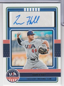 Tanner Hall 2023 Panini USA Stars and Stripes Auto #CNTS-TH 090723NPCD80 - Picture 1 of 2