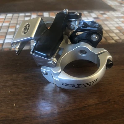 Shimano Deore XT FD-M760A Front Derailleur MTB 3 x 9 34.9mm Low Clamp Dual-Pull - Image 1 of 4