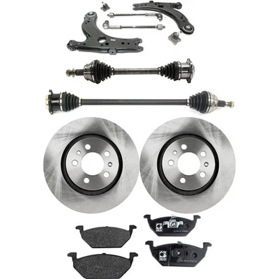 Kit brazo de control para Volkswagen Jetta 99-05 Golf 2002-2005 delantero izquierdo derecho inferior Foto 1 de 4