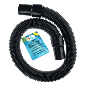 3 Foot Heavy-Duty Above Ground Pool Hose, 1.5" - Black Filter Connecting Hose - Picture 1 of 5