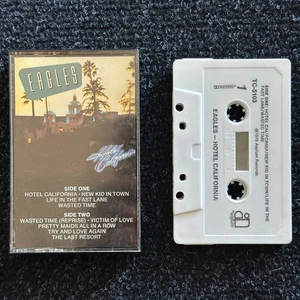 Eagles Hotel California Cassette Tape 1980's Asylum Reissue Classic Rock - Picture 1 of 4