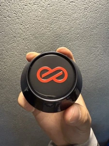 Custom Enkei RPF1 Red Center Cap (15, 16, 17, 18, 19") - SET OF 4 CAPS - Picture 1 of 3