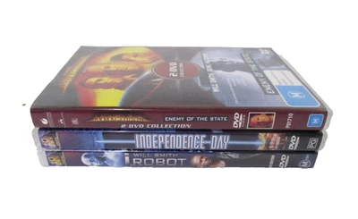 Will Smith DVD Collection x3 M PAL R4 Bonus Bruce Willis Armageddon Movie Tested - image 1 of 4