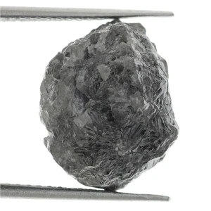 BIG Rough Natural Loose Excellent Black Color 10.36 Ct Raw Diamond - Picture 1 of 2