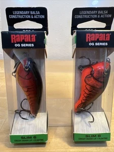 2-Rapala Diver Slim 6 OGS Series, Crankbait 2-3/4" , 1/2 oz.  Tiefe 6 Fuß, neu - Bild 1 von 4