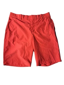 Nike Golf Men’s Shorts 33 Red Dri-FIT Stretch Performance 10 Inseam - Picture 1 of 5
