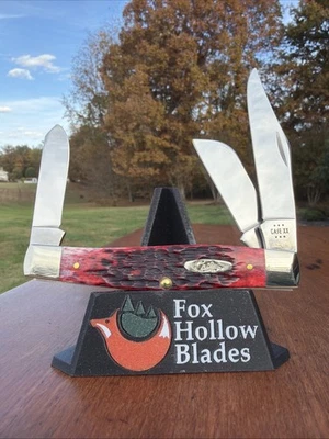 Case XX 2024 Crimson Peach Seed Jig Bone 6375 SS Large Stockman Knife - Image 1 of 4